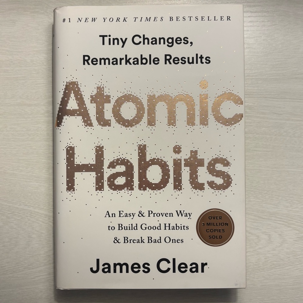 Atomic Habits by James Clear Hardcover Book